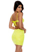 Luli Fama Chasing Stars Sequins Mini Skirt